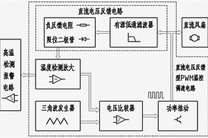 基于電壓反饋型PWM溫控調速電路的高溫檢測報警電路
