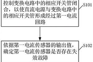 變換裝置及其電流傳感器失效檢測方法、新能源發電系統