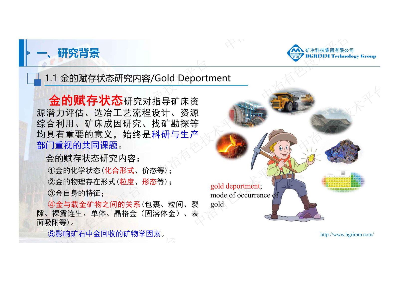 矿物自动定量分析系统及其在金的赋存状态研究中的应用