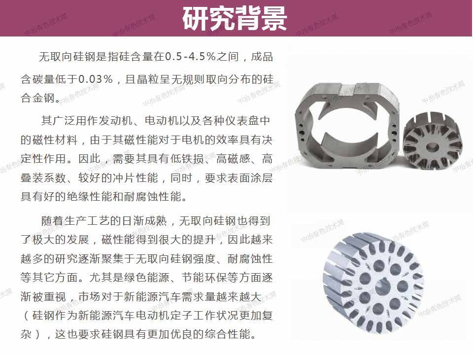 特殊环境下无取向硅钢的腐蚀行为研究