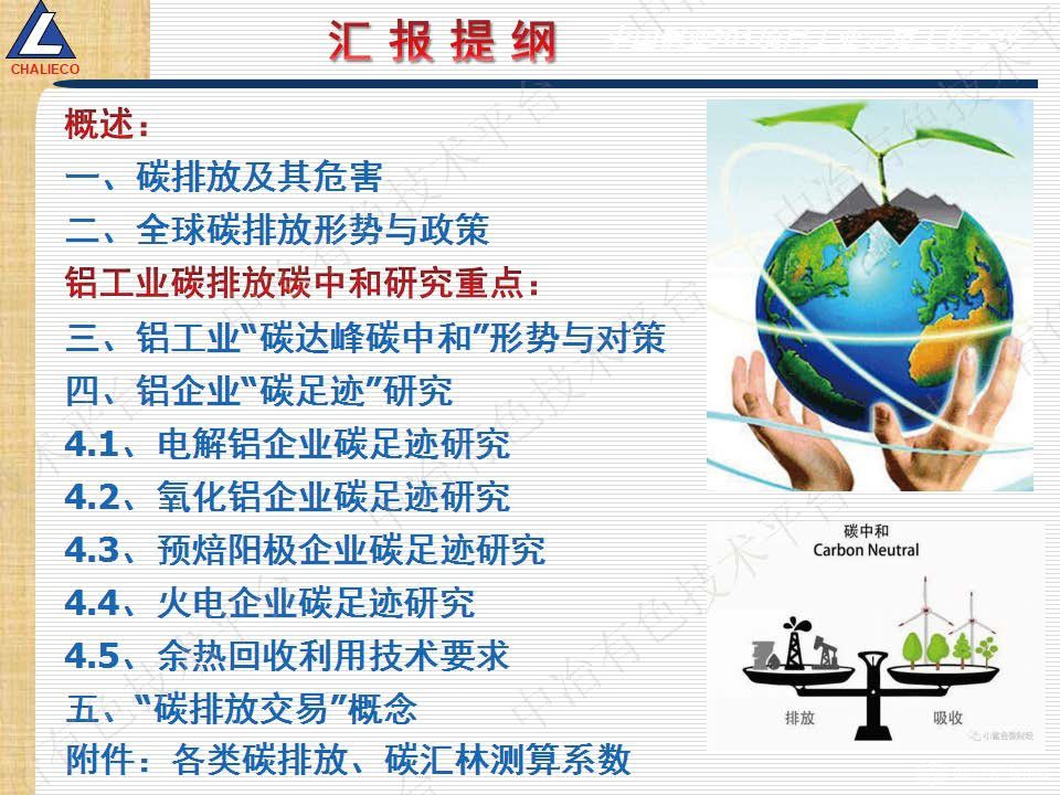 中国铝工业“碳达峰碳中和”形势与对策研究