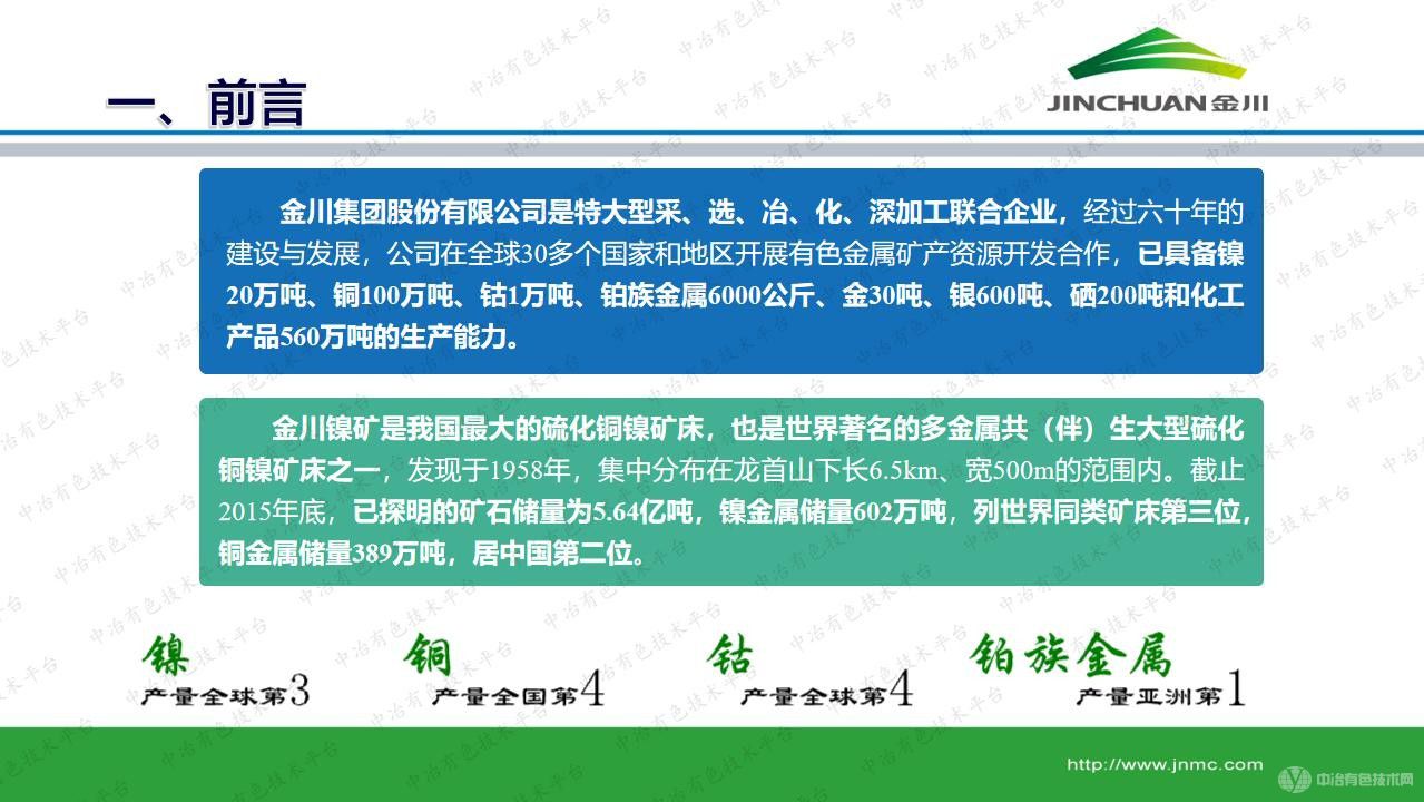 金川硫化镍铜矿选矿工艺技术研究进展