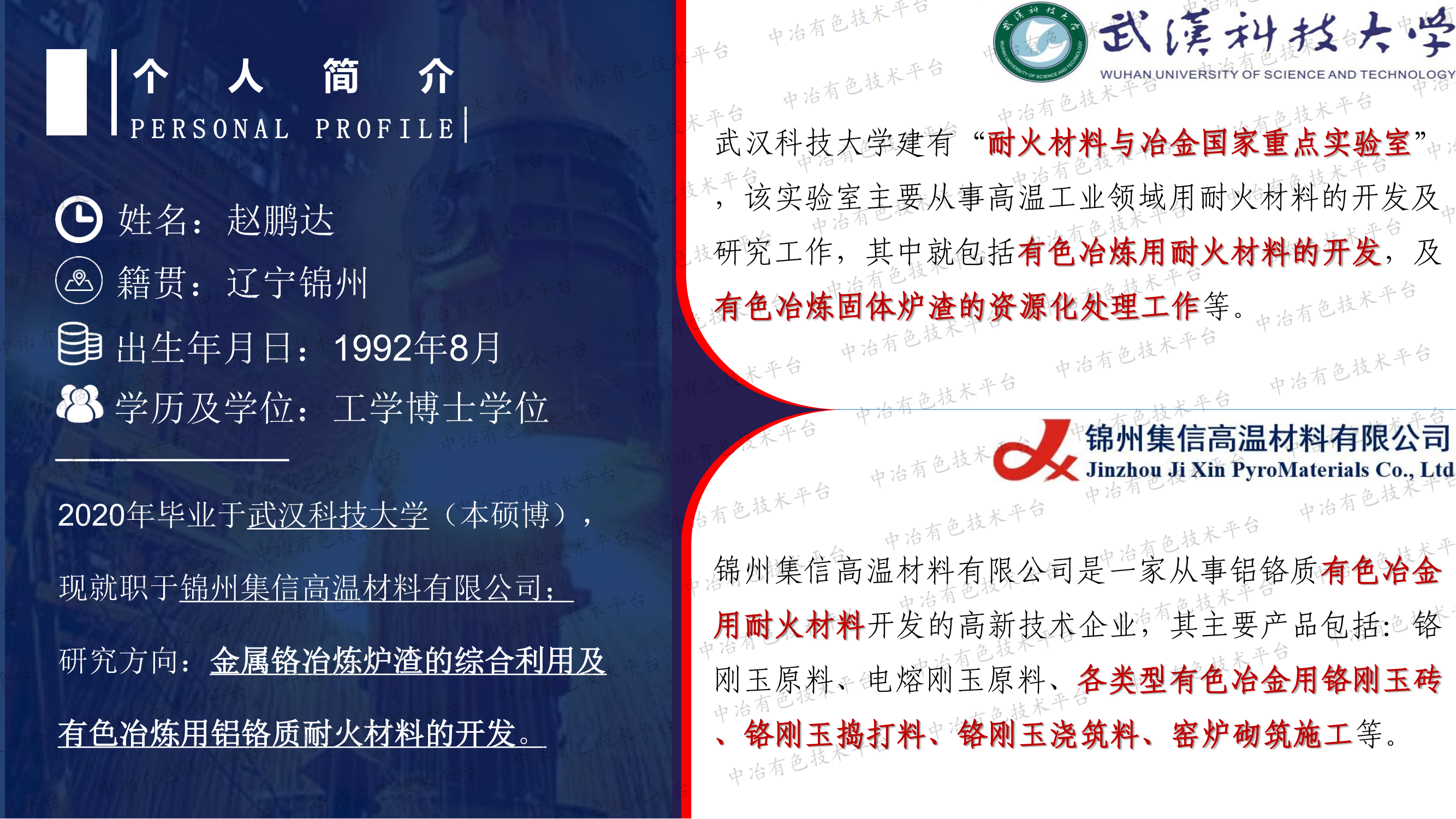 锌、铅有色冶炼电炉用耐火材料的选型及损毁机理