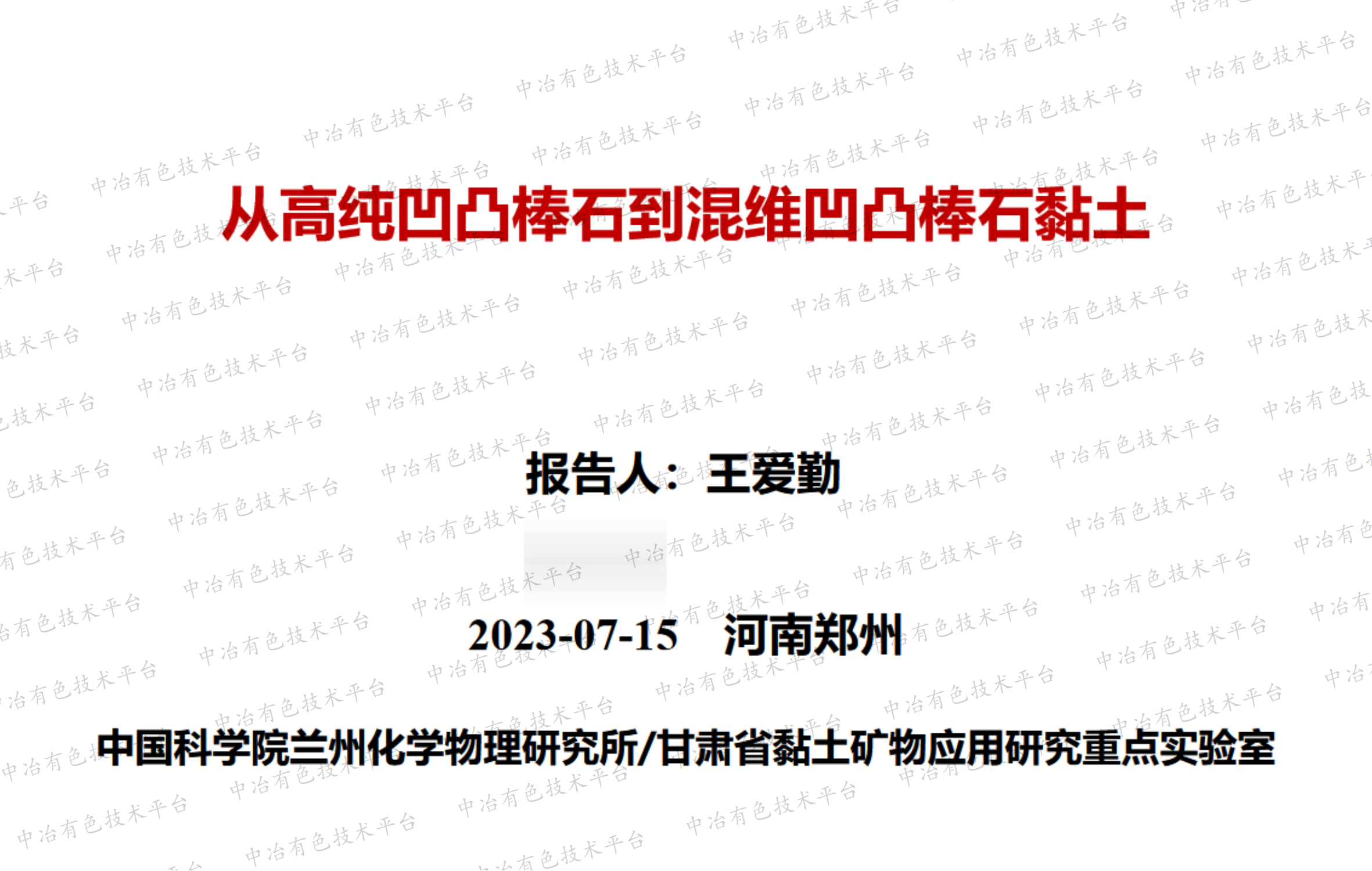 从高纯凹凸棒石到混维凹凸棒石黏土
