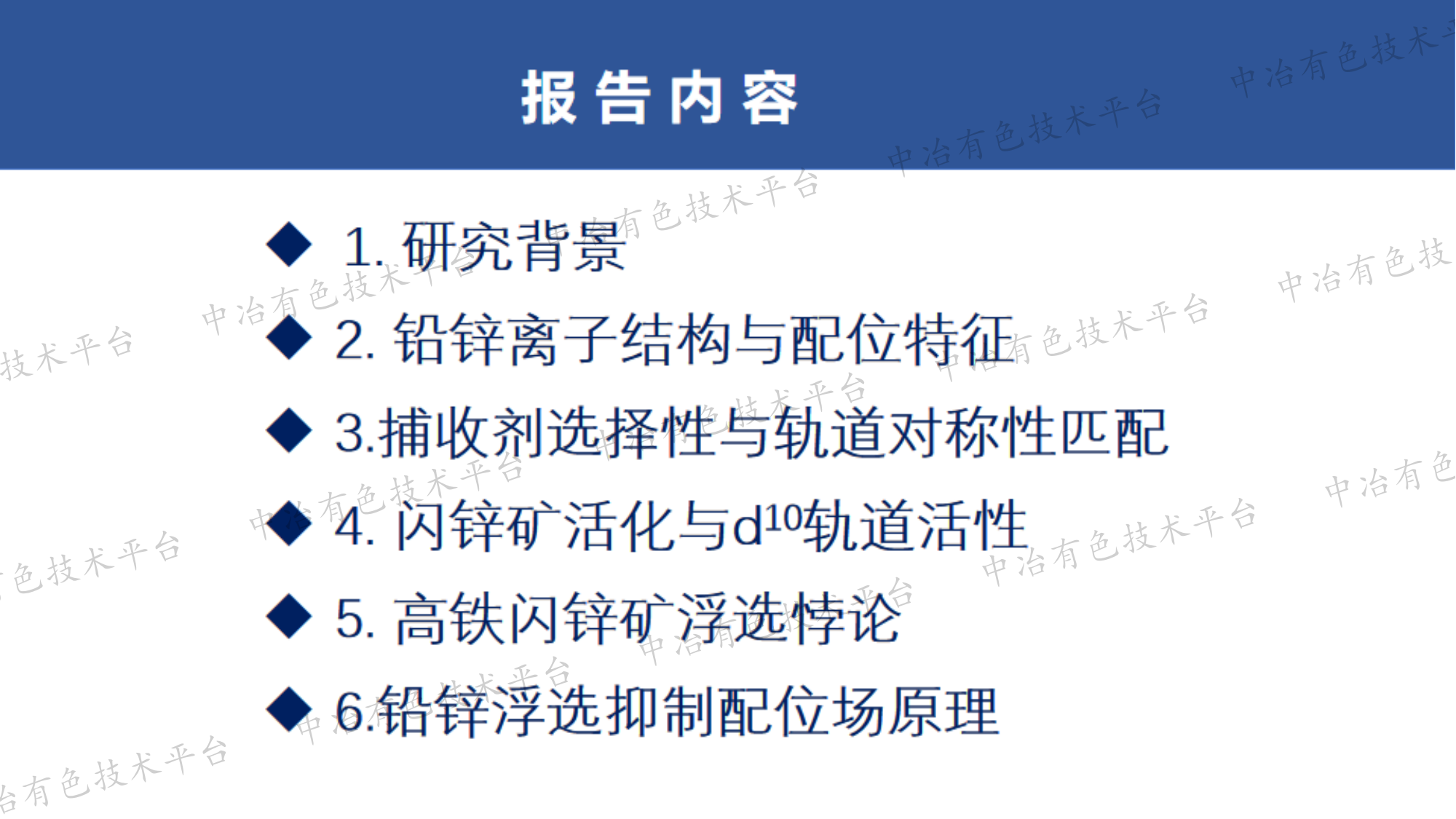 铅锌浮选表面限域配位化学原理及应用