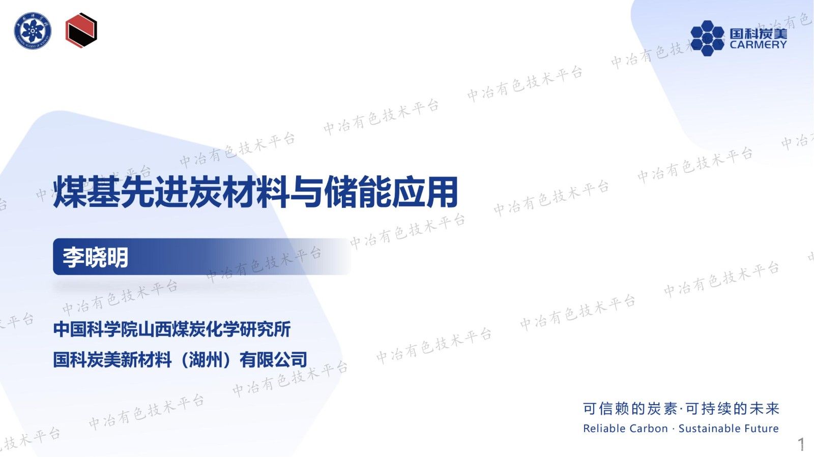 煤基先进炭材料与储能应用