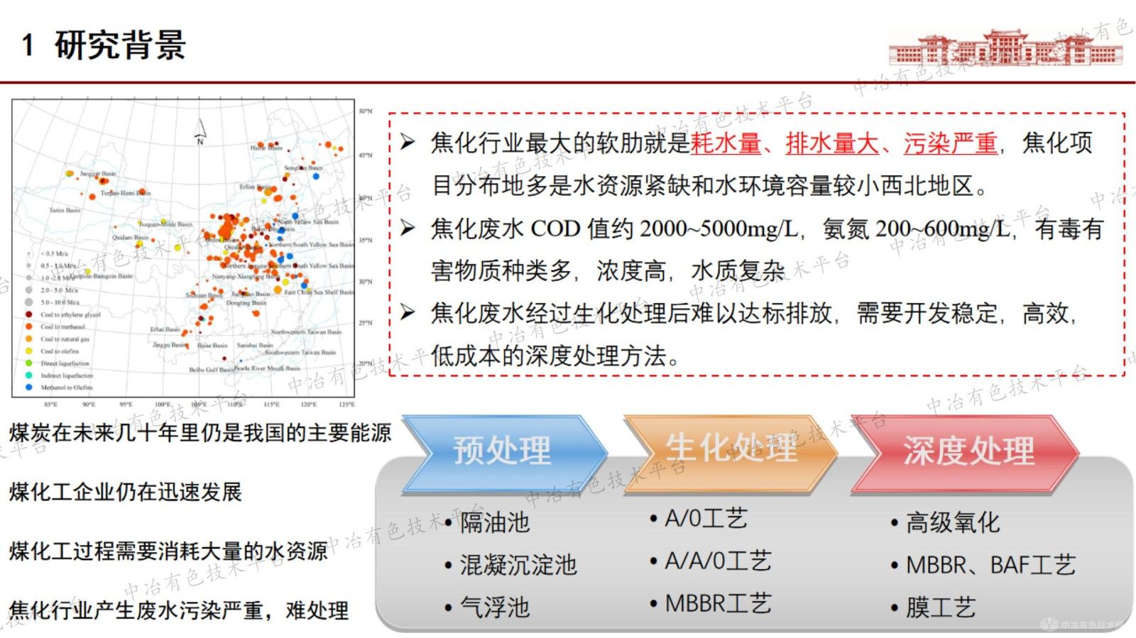电化学氧化深度处理焦化废水技术研发与应用