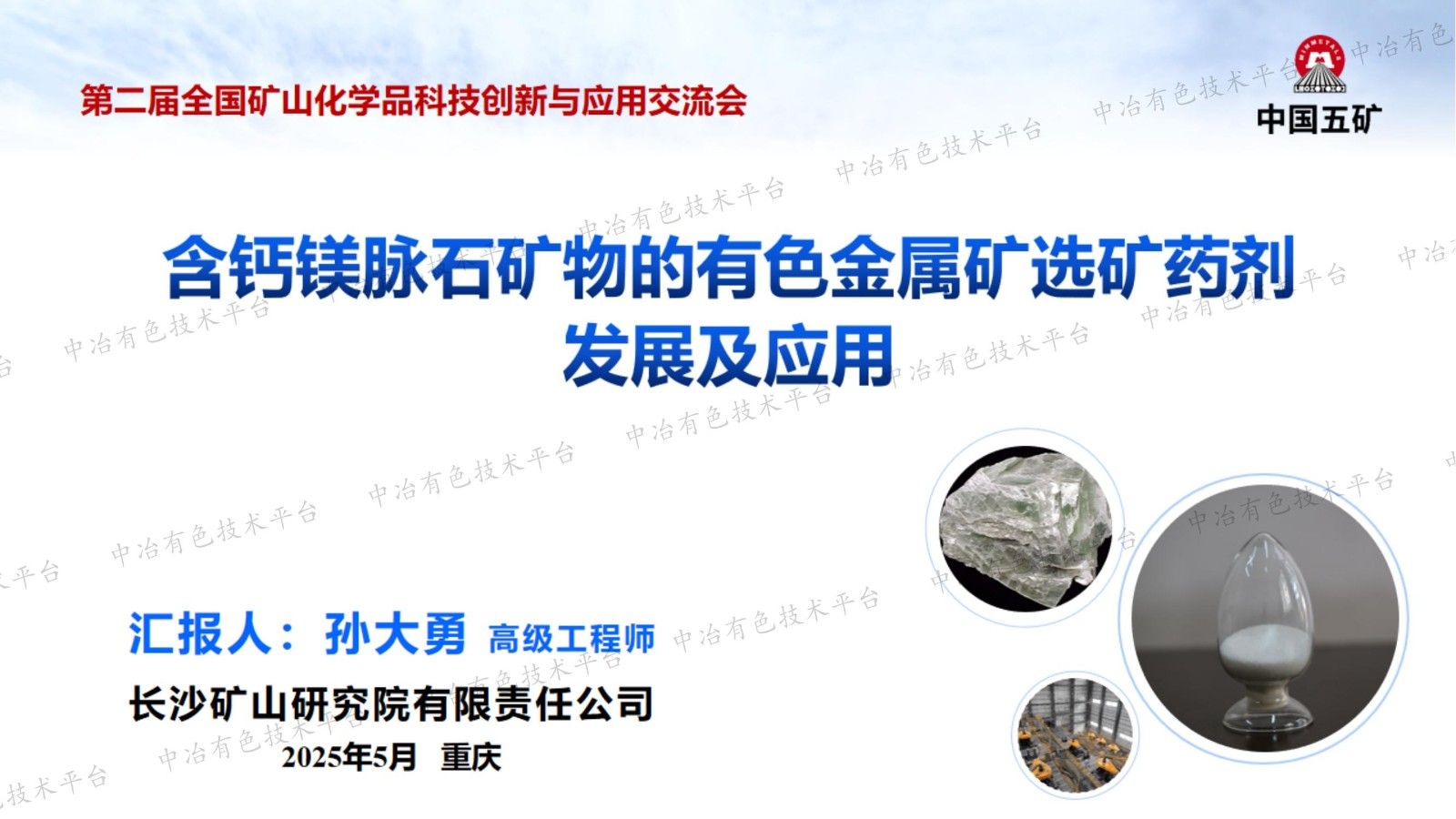 含钙镁脉石矿物的有色金属矿选矿药剂 发展及应用