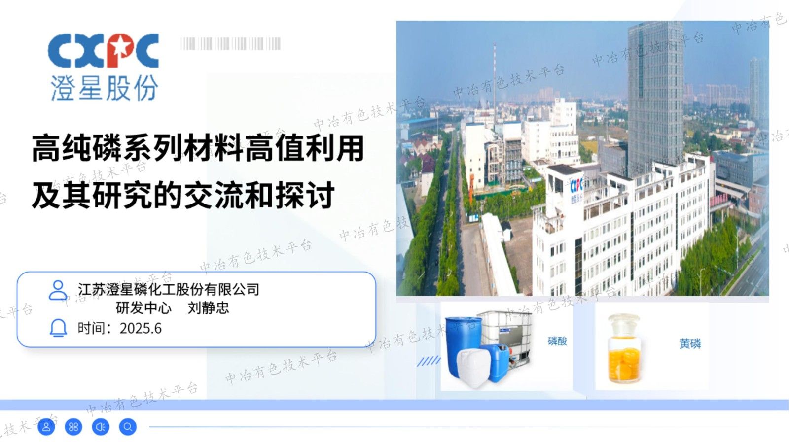 高纯磷系列材料高值利用及其研究的交流和探讨