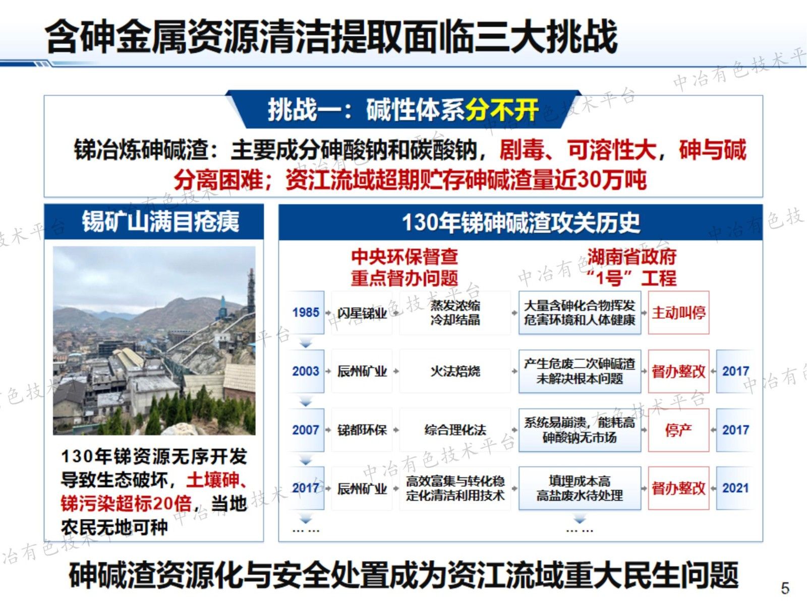 砷定向矿化新方法及共生金属资源协同利用关键技术