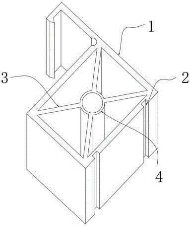具有抗弯功能的高强度窄边铝型材