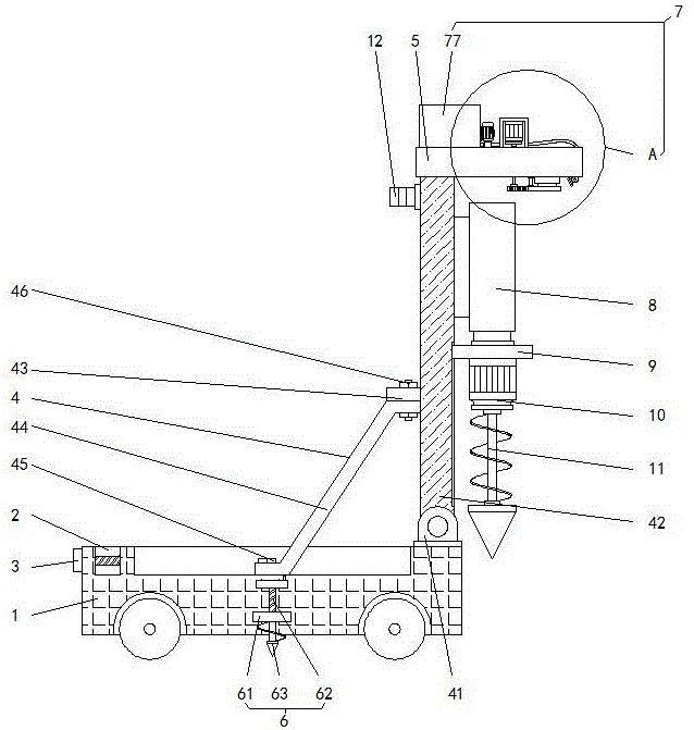 矿山地质测量用高效勘查采样装置