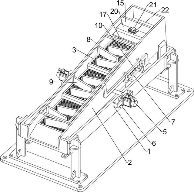用于矿石选矿加工的叠层振动筛