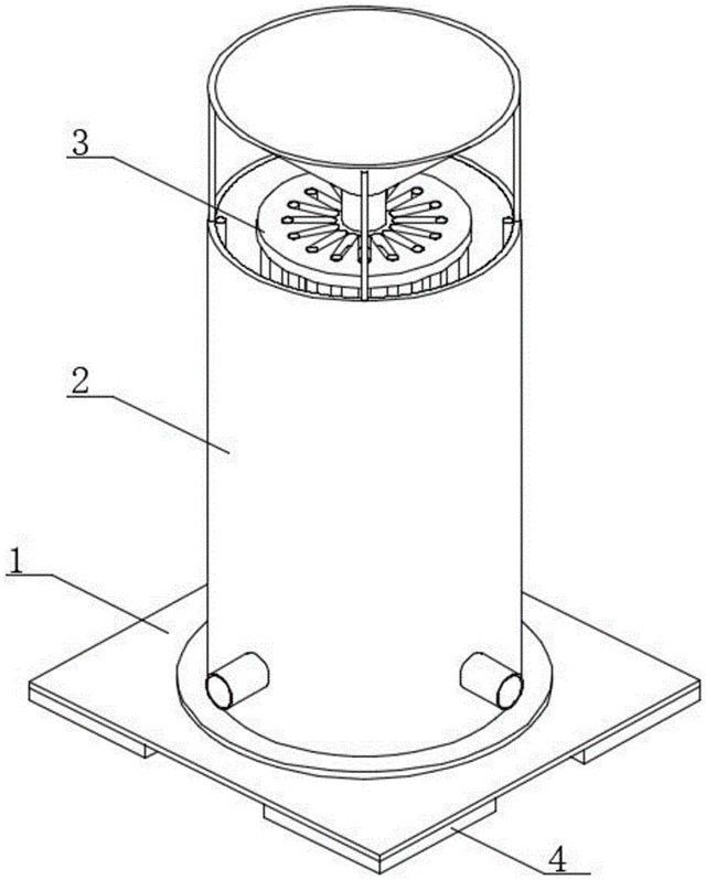 锂离子电池负极材料加工除磁过筛装置