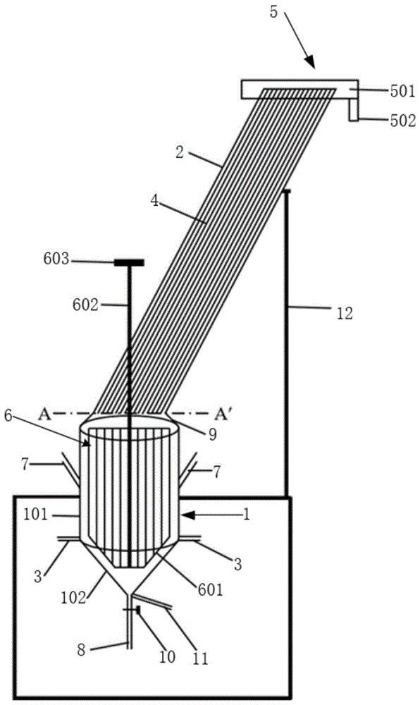 高效防堵的钛铁矿预选装置及方法